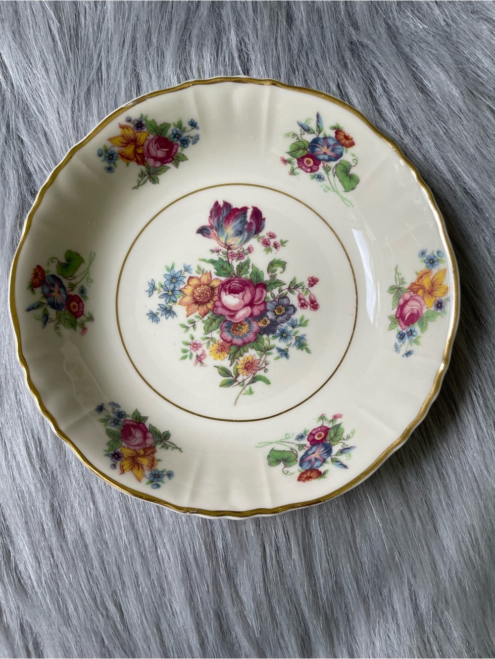 Vintage Santa Rosa by Syracuse China fruit dessert bowls